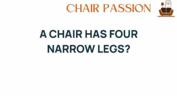 Why Does a Chair Have Four Narrow Legs? Unpacking Design Choices