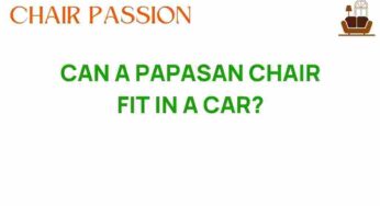 Can a Papasan Chair Fit in a Car? Unraveling the Mystery