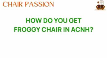 Unlocking the Secrets: How Do You Get the Froggy Chair in ACNH?