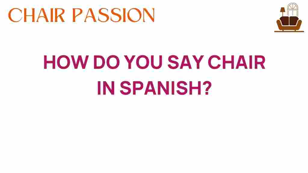 chair-in-spanish