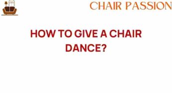 Mastering the Art of Chair Dance: A Guide to Enchanting Moves