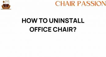 Mastering the Art of Uninstalling Your Office Chair: A Step-by-Step Guide