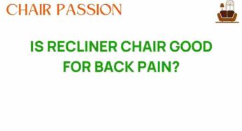 Can a Recliner Chair Be the Solution to Your Back Pain?