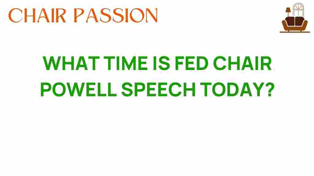 what-time-fed-chair-powell-speech-today