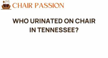 Who Urinated on a Chair in Tennessee? A Bizarre Mystery Unveiled