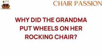 Why Did the Grandma Put Wheels on Her Rocking Chair? A Whimsical Innovation