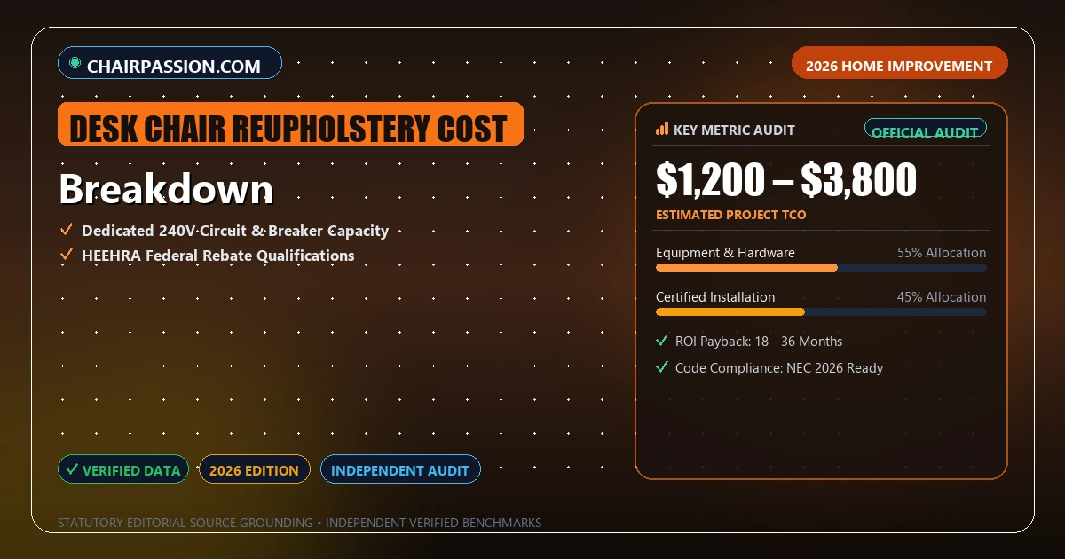 Breakdown - Analytical Guide and Verified Benchmarks (desk chair reupholstery cost)