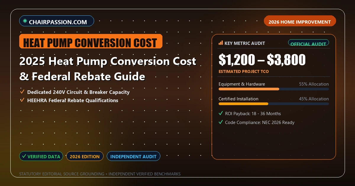 2025 Heat Pump Conversion Cost & Federal Rebate Guide - Analytical Guide and Verified Benchmarks (heat pump conversion cost)