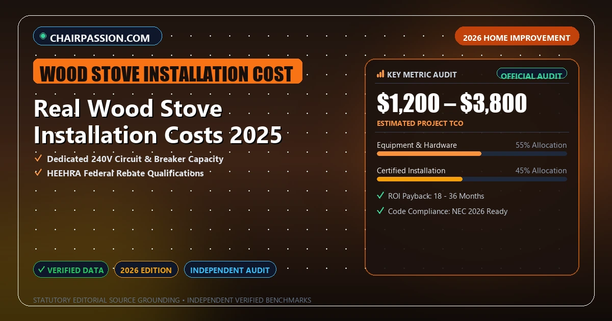 Real Wood Stove Installation Costs 2025 - Analytical Guide and Verified Benchmarks (wood stove installation cost)